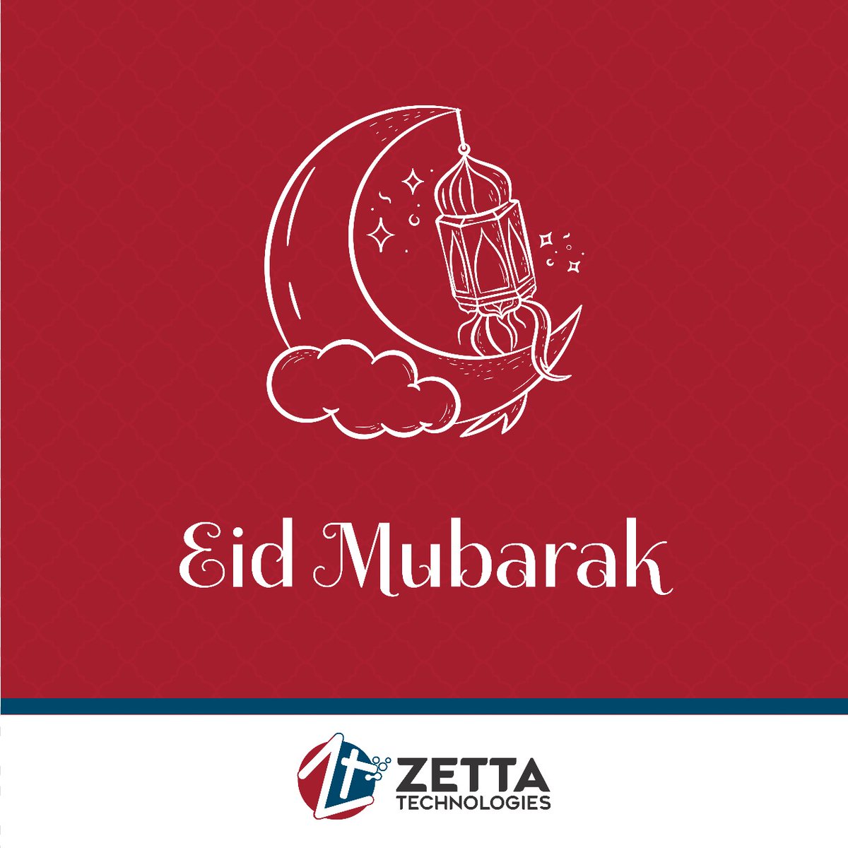 ZettaTechnol's tweet photo. Zetta Technologies wishes you a joyous Eid filled with peace, prosperity, and happiness.🌙🌟 
#EidMubarak https://t.co/zTv9x9vDXY