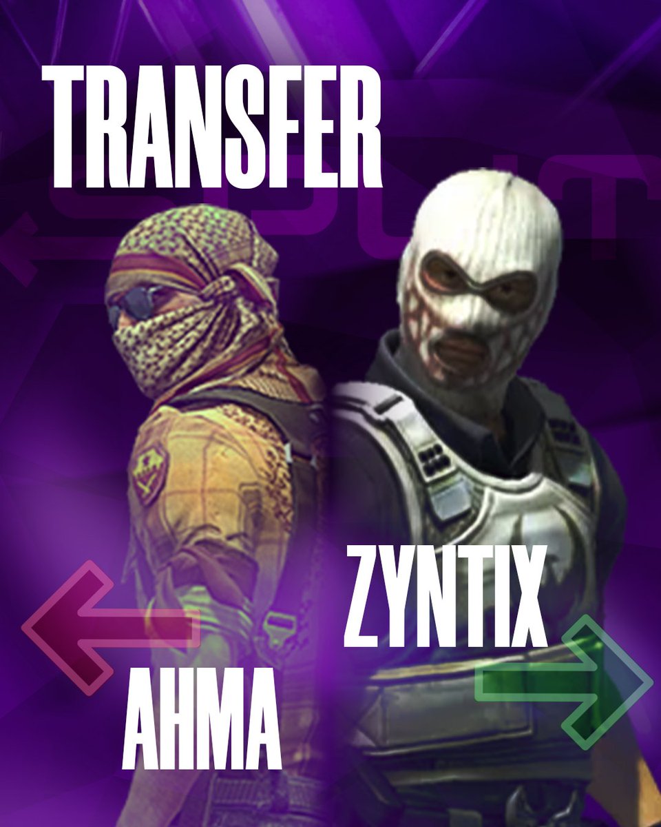 New season of ESEA League is starting and we have one change in our roster as <a href="/zyntixcs/">zyntix</a> replaces <a href="/AHMACSGO/">AHMA</a> 🤝 #SplitOrQuit