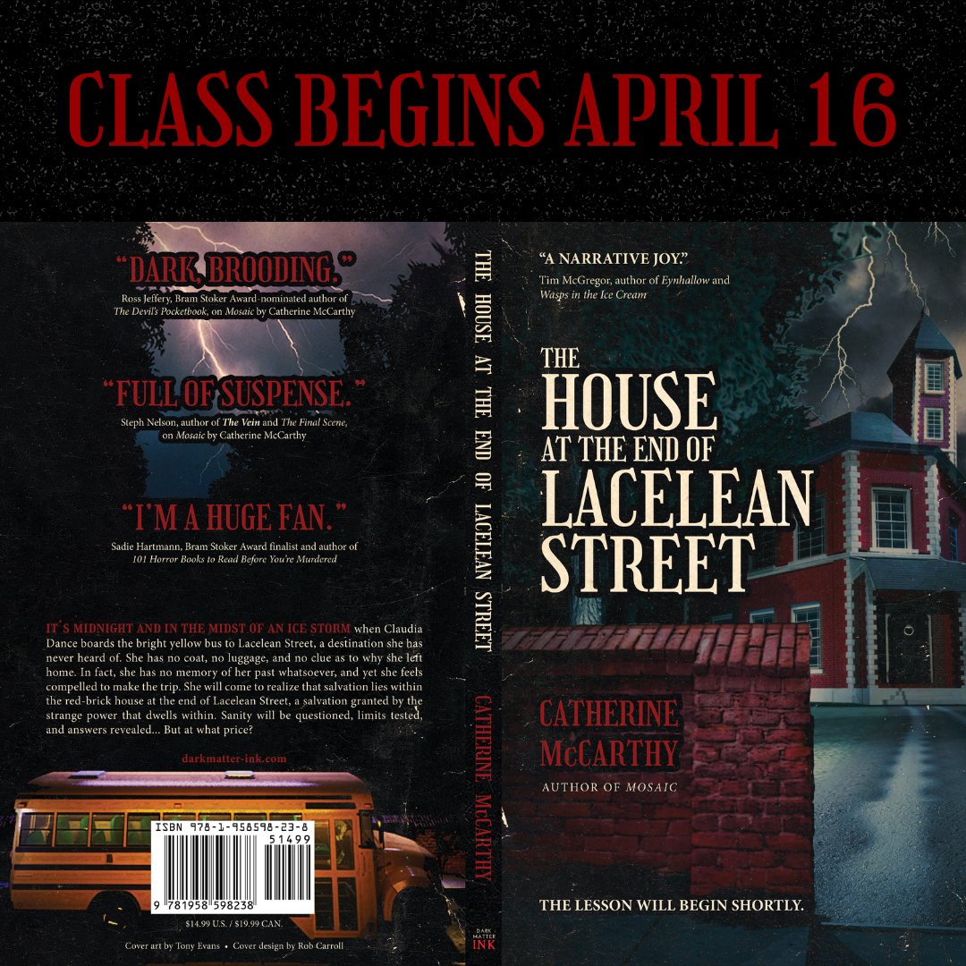 The new novella from a master of the modern gothic arrives in one week. Pre-order THE HOUSE AT THE END OF LACELEAN STREET by Catherine McCarthy @serialsemantic today.