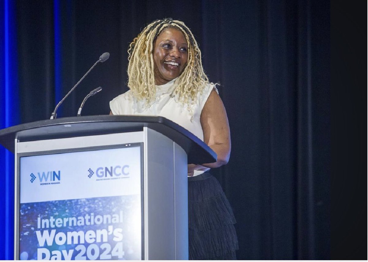On International Women’s Day I received an award from <a href="/the_GNCC/">The Greater Niagara Chamber of Commerce</a> for the work that @fblackfemale is doing to help young black women access social, political and economic opportunities. This was a full circle moment for Future Black Female and the journey that’s brought us this far