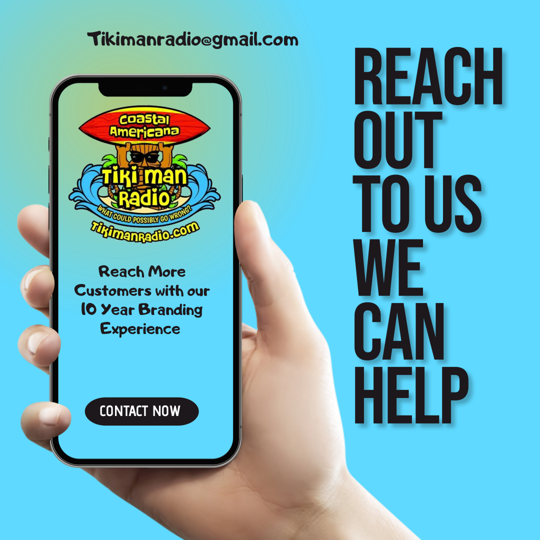 Become part of the Tiki Man Radio Family and watch your business thrive with our decade-long expertise in branding. Benefit from our global audience, and let us help you make a lasting impression! Reach out to us at Tikimanradio@gmail.com
