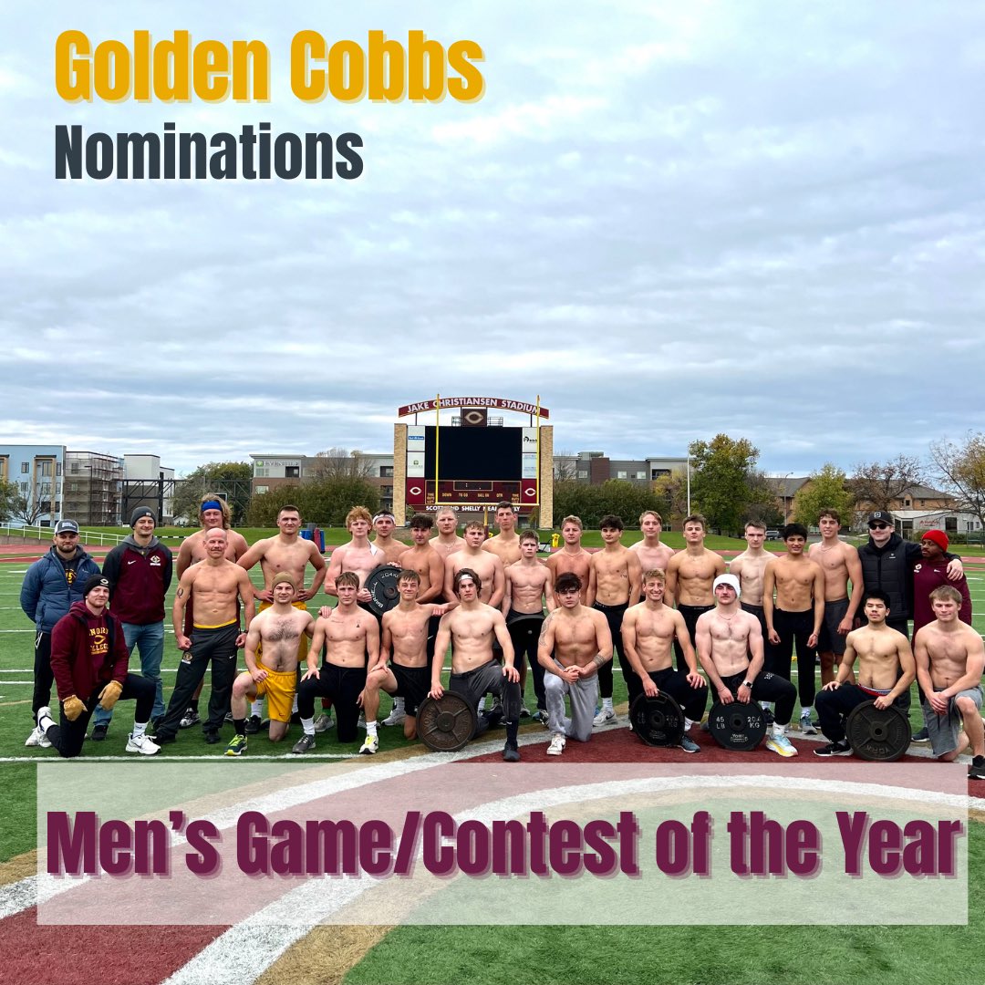 The nominations for Golden Cobbs are out! 2024 NCAA National Runner-Up at #197 Gabe Zierden, Coach Quincy Osborn, and the Cobber team are nominated for awards! Link below⬇️

forms.gle/FRmfJne55Gchev…

#cordmn #Goldencobbs #rollcobbs #ncaawrestling #wrestling #d3wrestle #awards