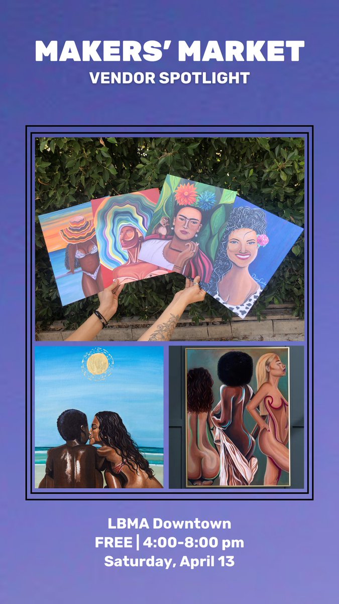 DaisyCarlene's tweet photo. This Saturday come through to @LBMAorg for the night market! Admission is free and there will be lots to see 🤗

#art #artshow #artgallery #livemusic #artist #ArtistOnTwitter #artshare #artwork #LBC #artprints https://t.co/cQhpxP0Yr8