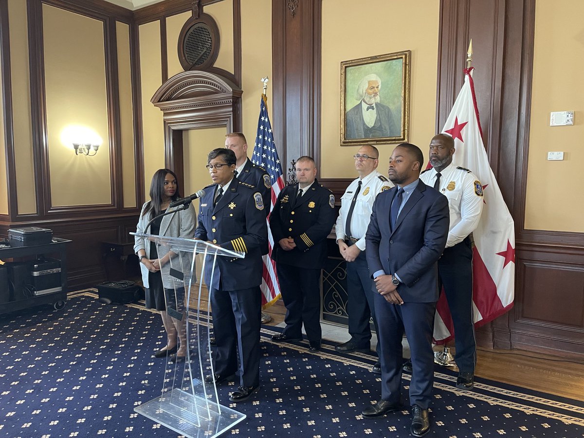 DC Police Chief Pamela Smith says surveillance footage at the BROOKLAND metro station played a key role in the arrest of 17 yr old male in the murder of Avion Evans.