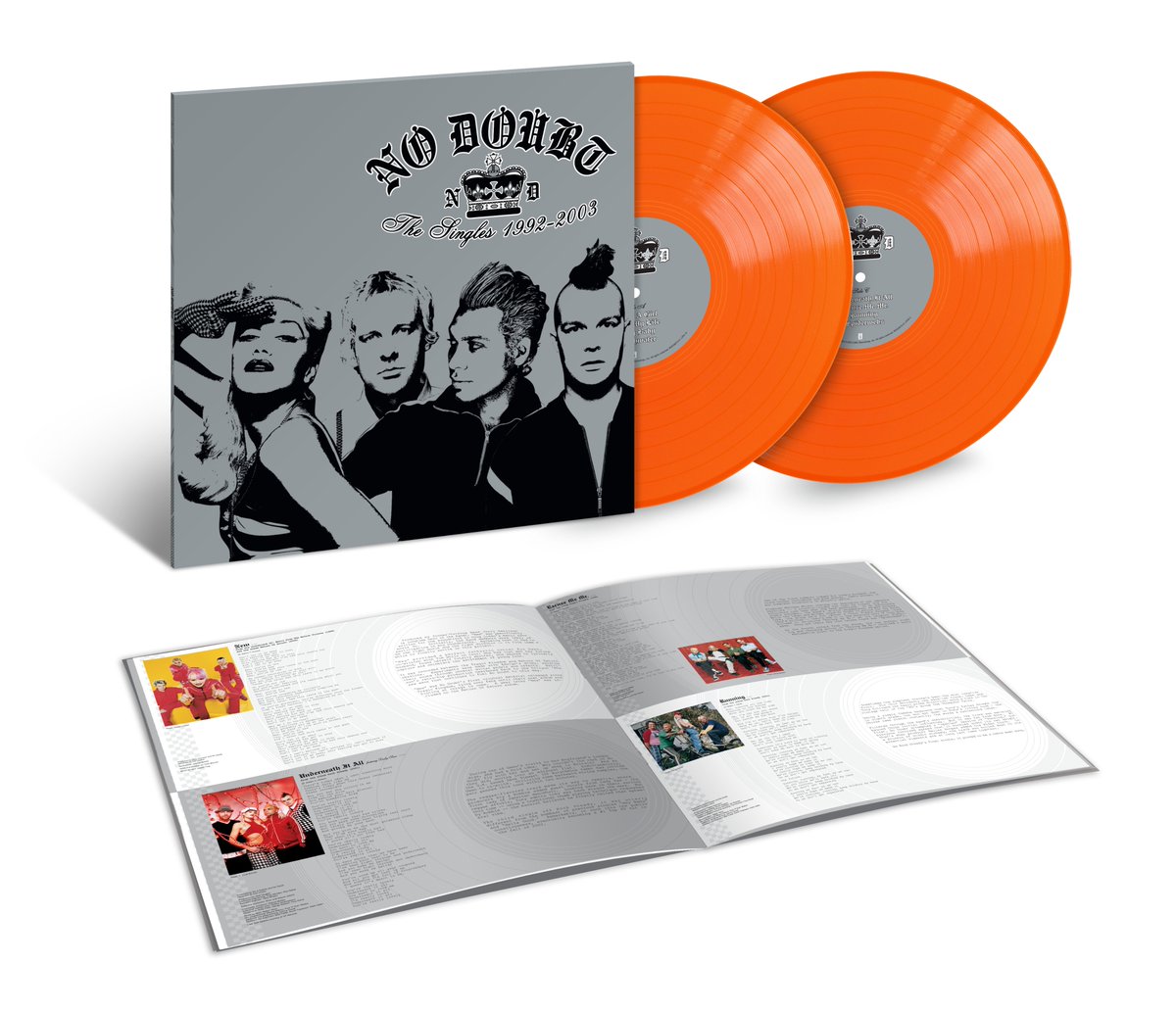 For the first time ever, our 'The Singles 1992-2003’ collection has been pressed on vinyl! Available on limited edition ‘Orange County’ orange vinyl (exclusively at interscope.com) and 2LP black vinyl (all retailers): NoDoubt.lnk.to/TheSinglesVinyl