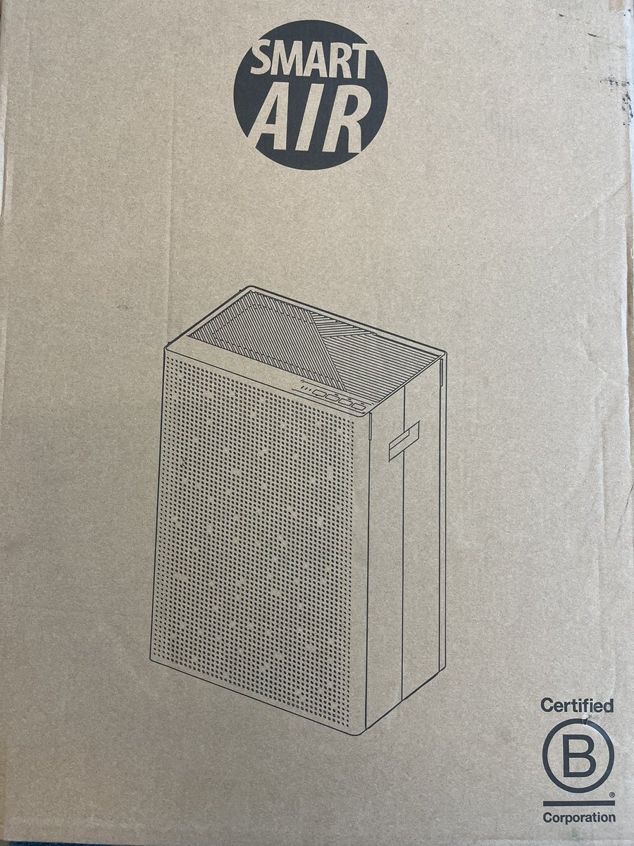 Well, it might not be a brown paper package tied up with string…

But it is a cardboard box containing a favourite thing! 

Looking forward to the day when an air purifier is spotted in a classroom near you. 

#CleanIndoorAir #CleanTheAirWeShare