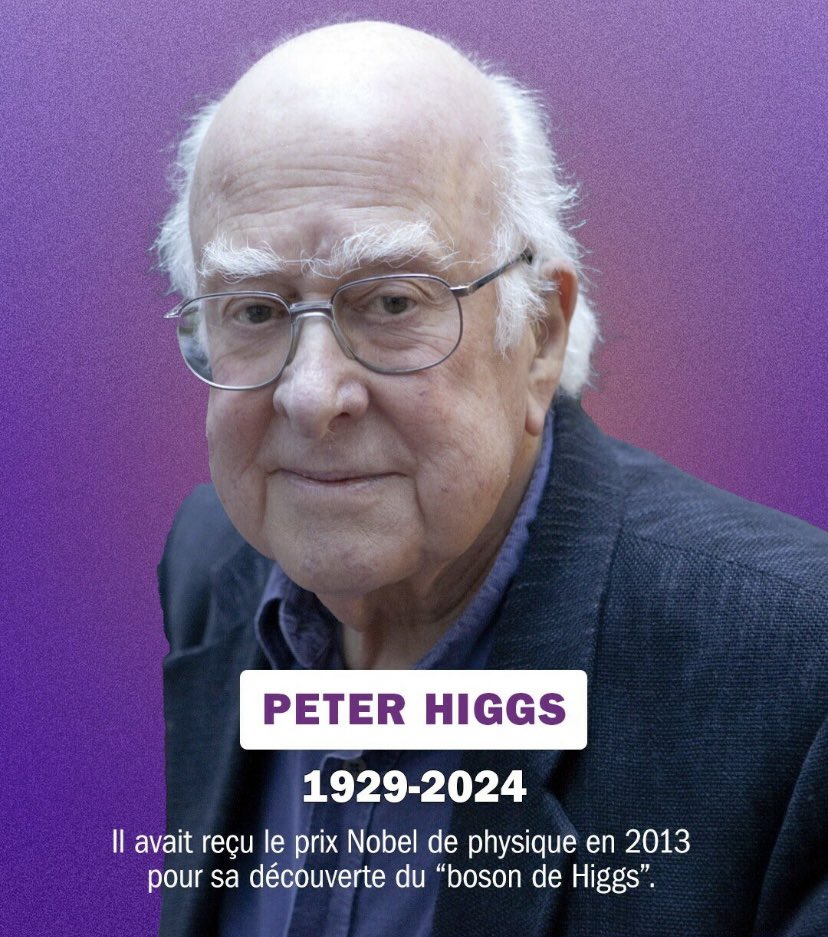 Tanrı Parçacığı denen, özetle hiçliğe kütle veren Higgs Bozonu’nun kaşifi Nobelli Peter Higgs 94 yaşında öldü.