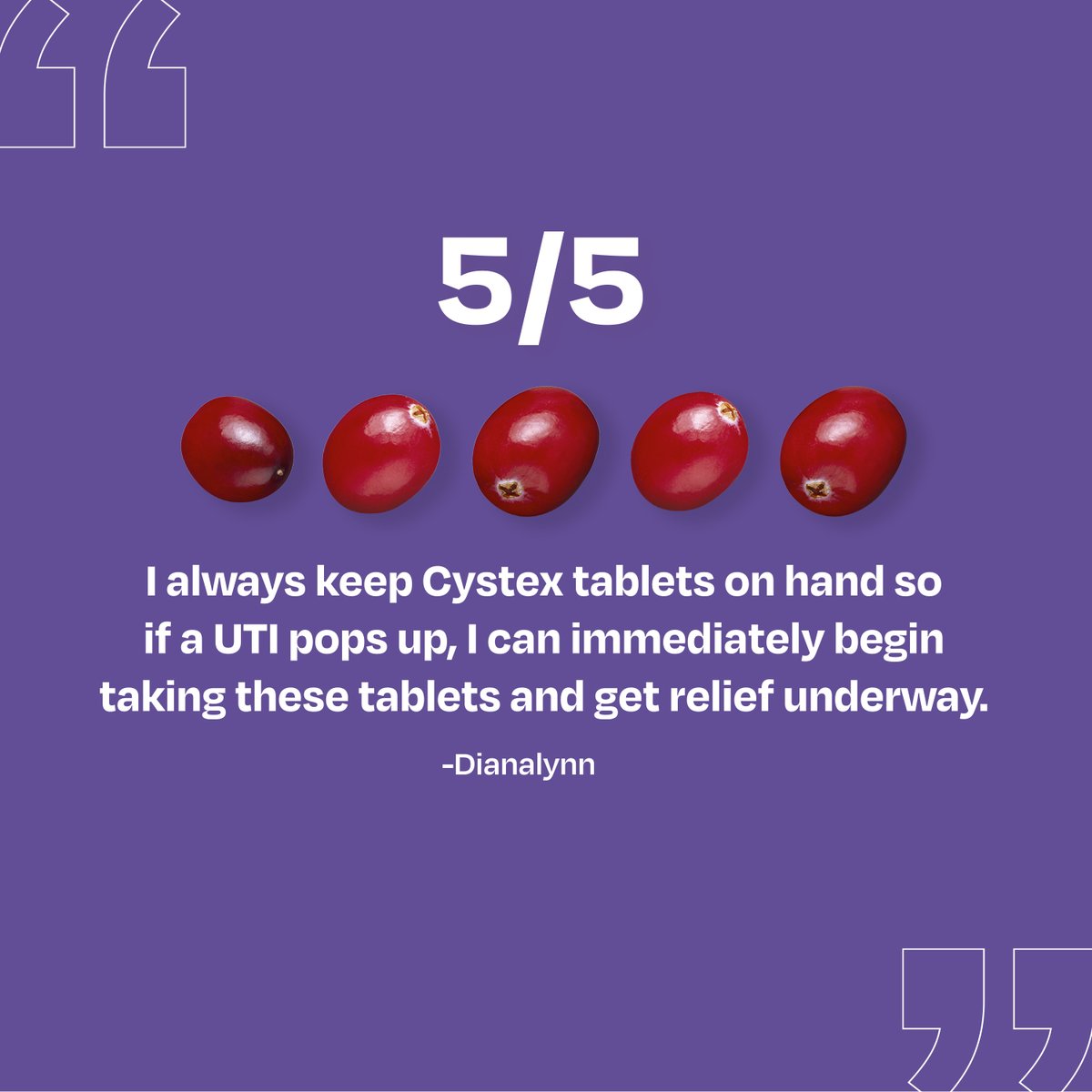 Smart, Dianalynn! Have you considered our Urinary Health Maintenance for daily maintenance? #preventioniskey ❤️ 💜