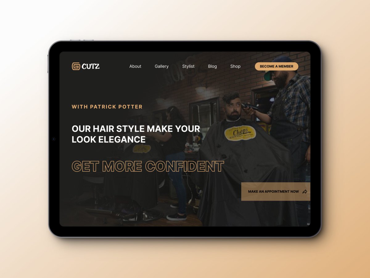 Day 57 of my #100DaysUI!      

Hairstylist  Website.         

Checkout all my designs: dribbble.com/Fhatboy 

#uidesign #appdesign #design #ux #UserExperience #dailyUI #dribbble #NigerianCreatives #DesignNigeria #dribbble #figma