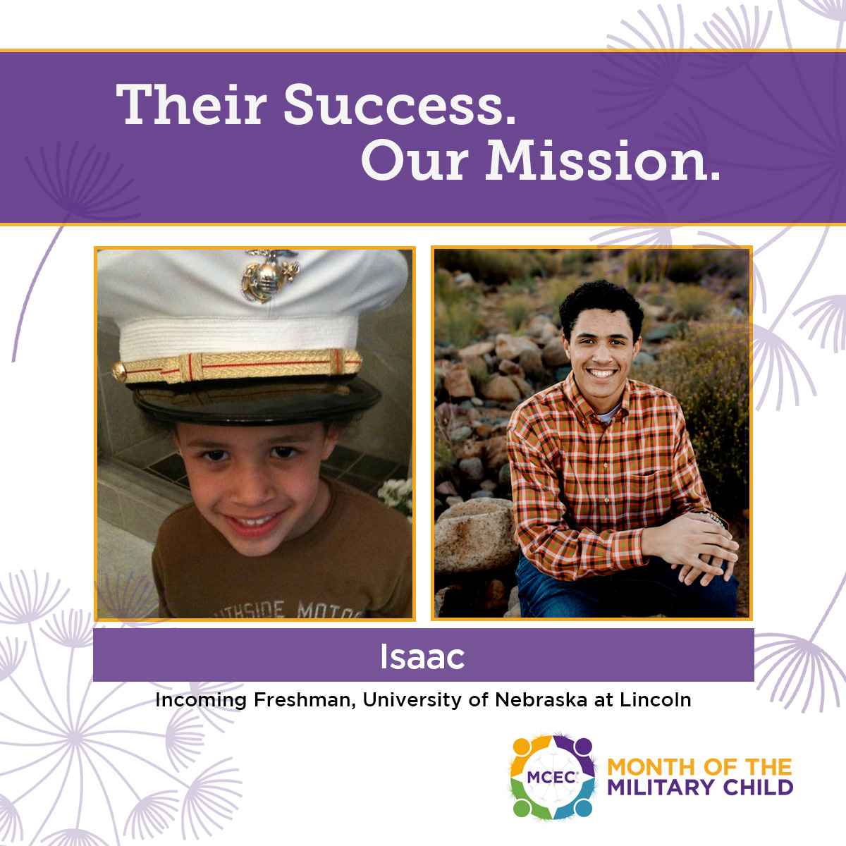 Isaac, driven by his father's unwavering commitment, is determined to carry on the tradition of service. With a deep passion to support Veterans, he aims to make a lasting impact on future service members. Discover more inspiring stories like Isaac's here bit.ly/3ux5EBQ