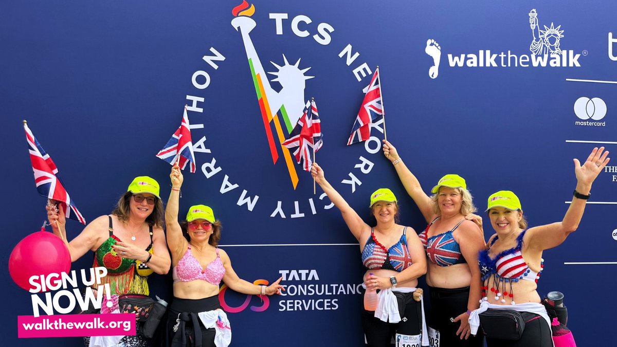 🚕🗽JOIN US IN THE BIG APPLE! 🗽🚕 walkthewalk.org/challenges/the… Be part of Nina’s walking warrior team at the #TCSNewYorkCityMarathon this year! If you’re feeling the FOMO with the London Marathon coming up, don’t worry - Join us for another of the world’s most iconic marathons!