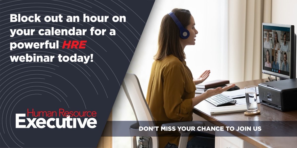 Looking for more insight on HR strategy? Check out our full list of #webinars from Human Resource Executive® and other industry leaders for knowledge to help strengthen your company’s people practices! hrexecutive.com/category/webin…