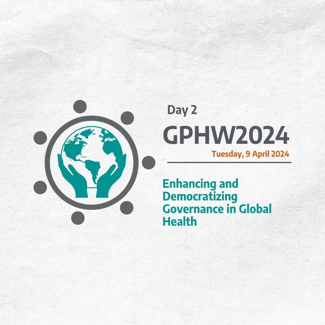 Day 2 of #GPHW24 saw dynamic discussions on global health challenges. Highlights included a high-level meeting on global governance, a webinar on equitable health governance, and a dialogue on digital health citizenship. 👉 wfpha.org/recap-of-day-2…