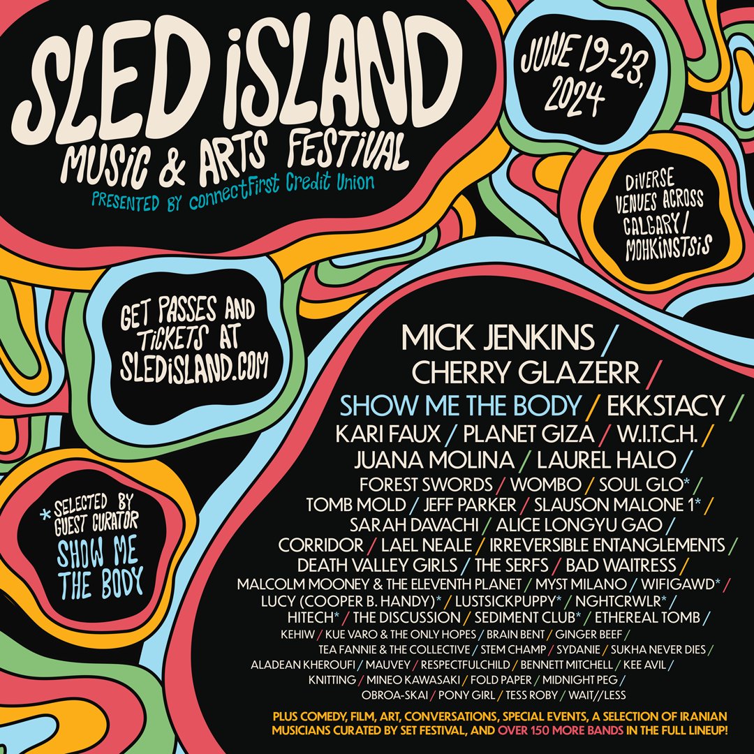 🚨SLED ISLAND 2024 SECOND WAVE LINEUP ANNOUNCEMENT🚨 @ekkstacy, Juana Molina, @jeffparkersound, Slauson Malone 1, @alicelongyugao, @corridormtl, @Deathvalleygrls, The Serfs, and many more have joined this year's lineup! See the full announcement at sledisland.com/slog/2024/4/9/….