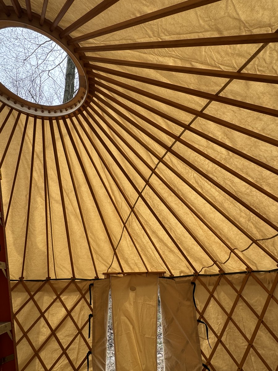 Introducing our newest outdoor learning space: the Classroom Yurt! 🌿🎓 Where education meets the great outdoors in a circle of knowledge. Ready for round-the-clock learning adventures? #YurtClassroom #OutdoorLearning #Yurniversity 🌟