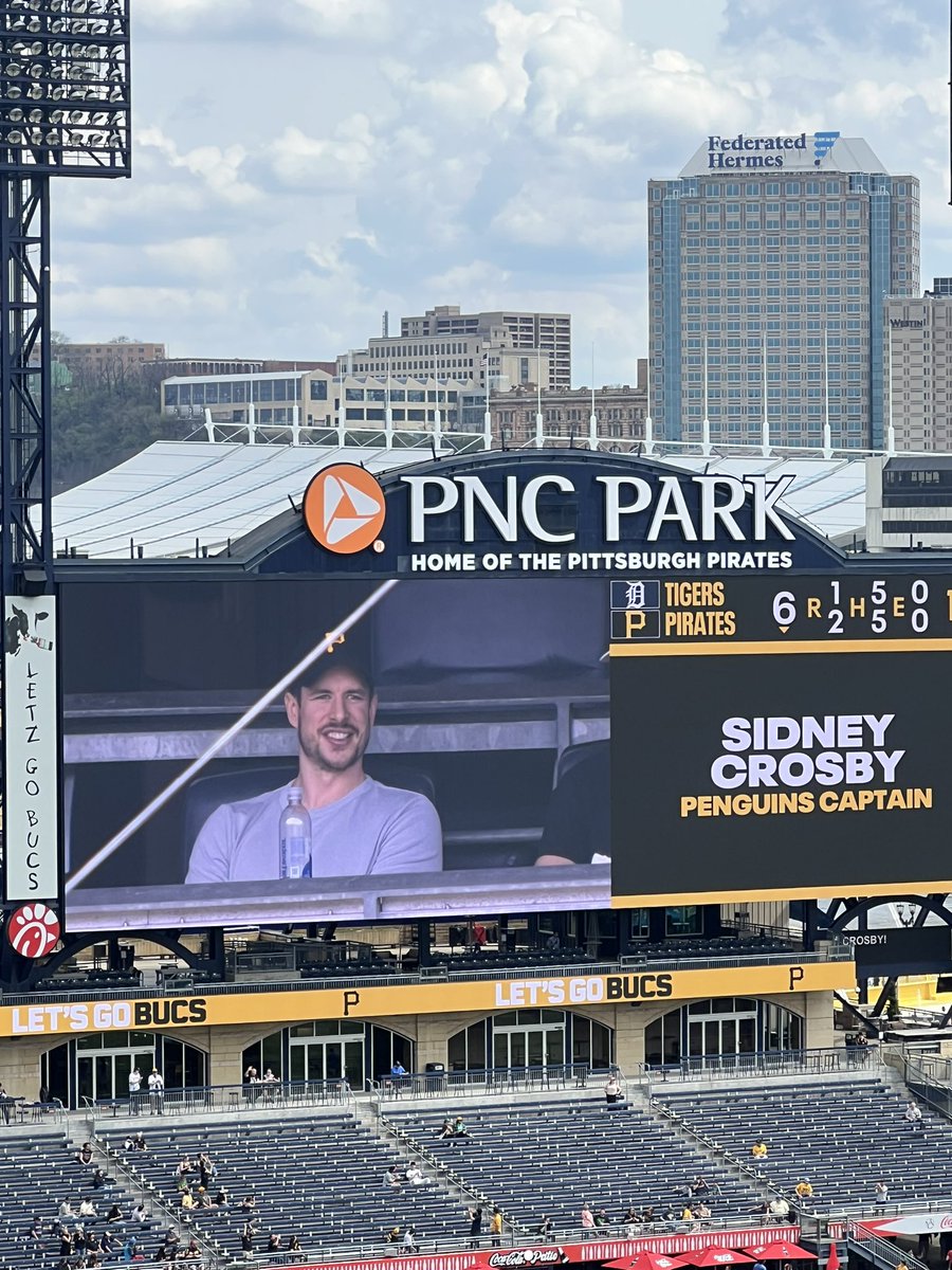 Well, well, well, look who came out to the Pirates game today!