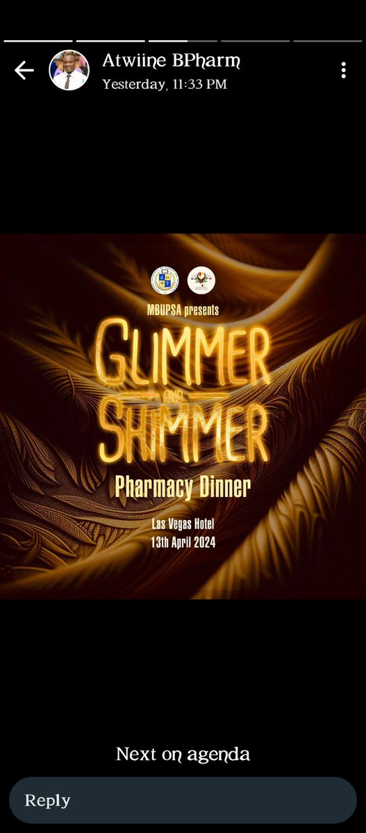 @mbupsa presents the 21st pharmacy dinner this Saturday on 13th April,2024.