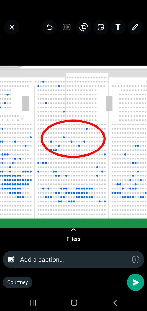 There are 280 seats available in B block for Thursdays seat swap so far, this is without people who may move out with tomorrow's early swap. The drum / flags will be set up in the middle of the seats circled below (picture is for the Walsall game, not ST sales) #BCAFC