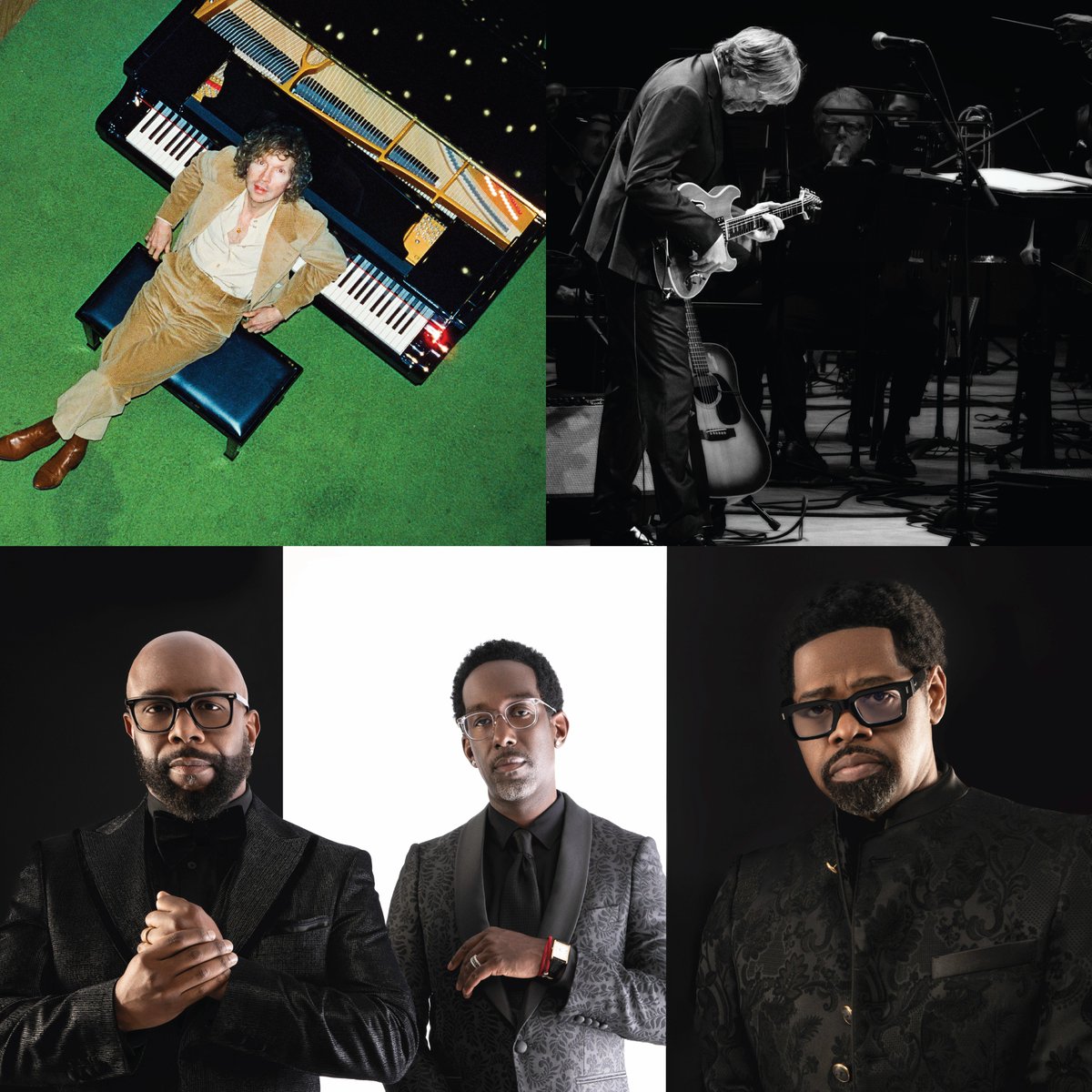 Just announced! Boyz II Men (6/27), Trey Anastasio (6/29), and Beck (7/23) join our Popular Artist Series lineup this summer. Tickets go on sale to the public on 4/17 at 10 a.m. ☀️🌳