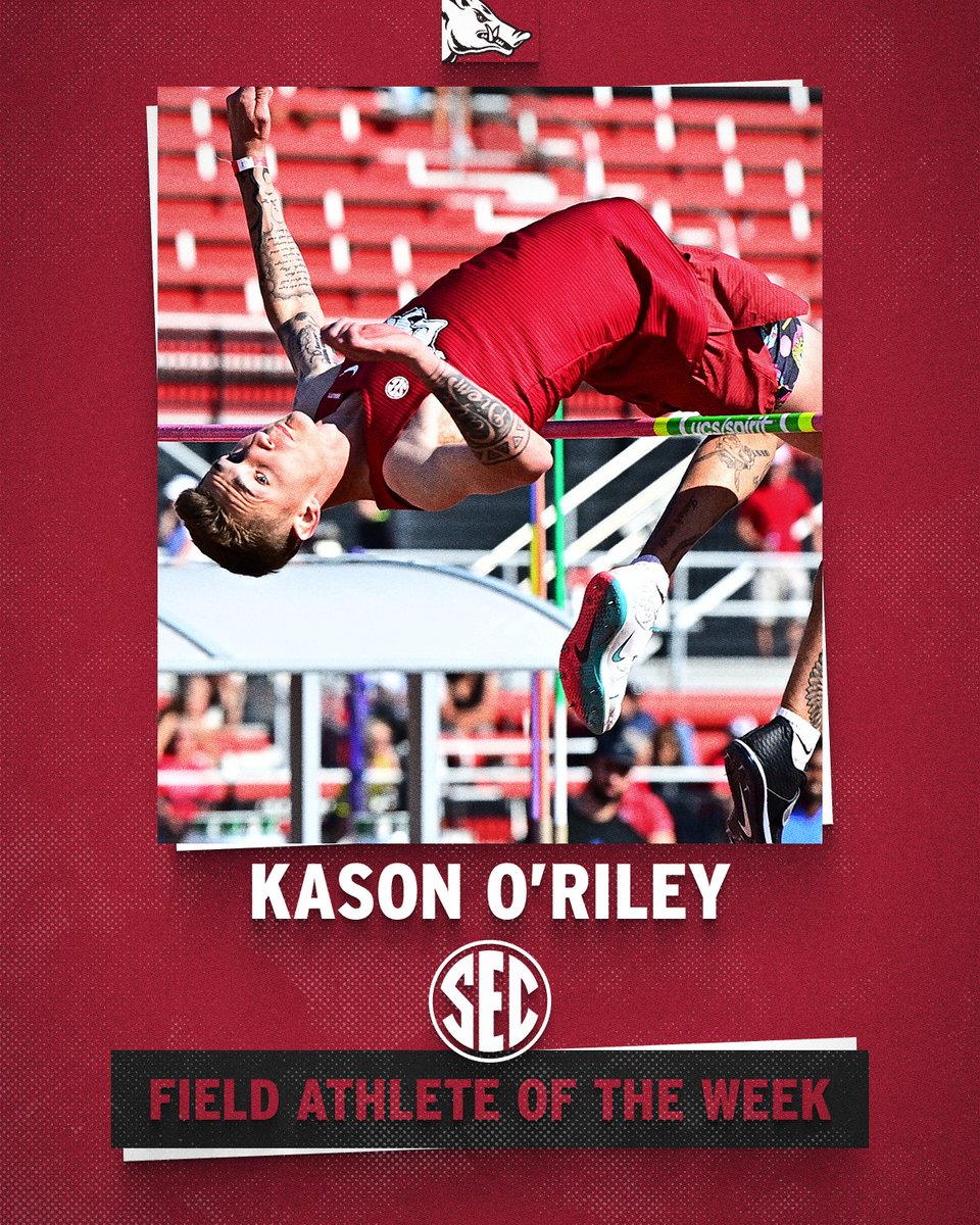 SEC Field Athlete of the Week

Congrats Kason O'Riley

#WPS 🐗