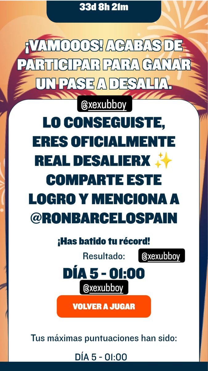 xexubboy's tweet photo. Venga que si he podido superar los 5 días con el Duck Norris puedo superarlos en Desalia 🐣🐤 @RonBarceloSpain 
#Desalia #RonBarceló #Canarias https://t.co/ZEl50chH6V
