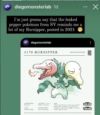 Videyy's tweet photo. @CASIOBOYZ @NiceGuyErick @EndymionYT @OnduRegion Scarlet and Violet was released in November 2022 while Burnipper's design was released in June 2021. You can't just assume that Gamefreak's design was made even earlier because there's no evidence hinting towards that. Why wouldn't the same count for Burnipper? https://t.co/GXPCkih1Xz
