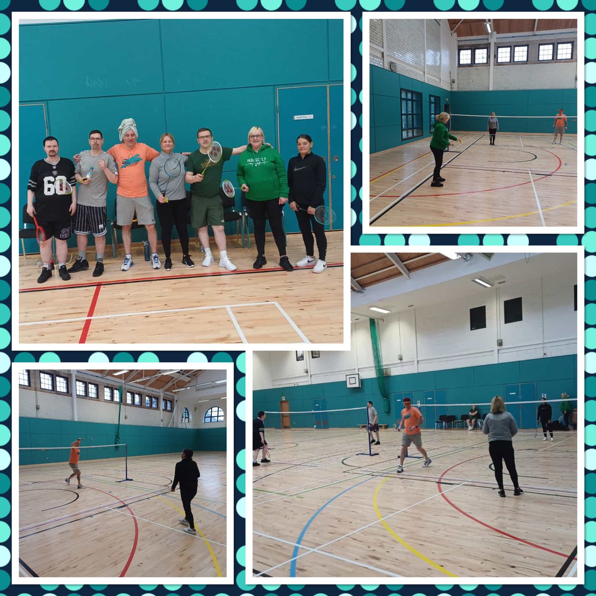 There was some good competition at our weekly Badminton class today in #Maryhill @glasgowlife Looking forward to next week 🤩 🏸