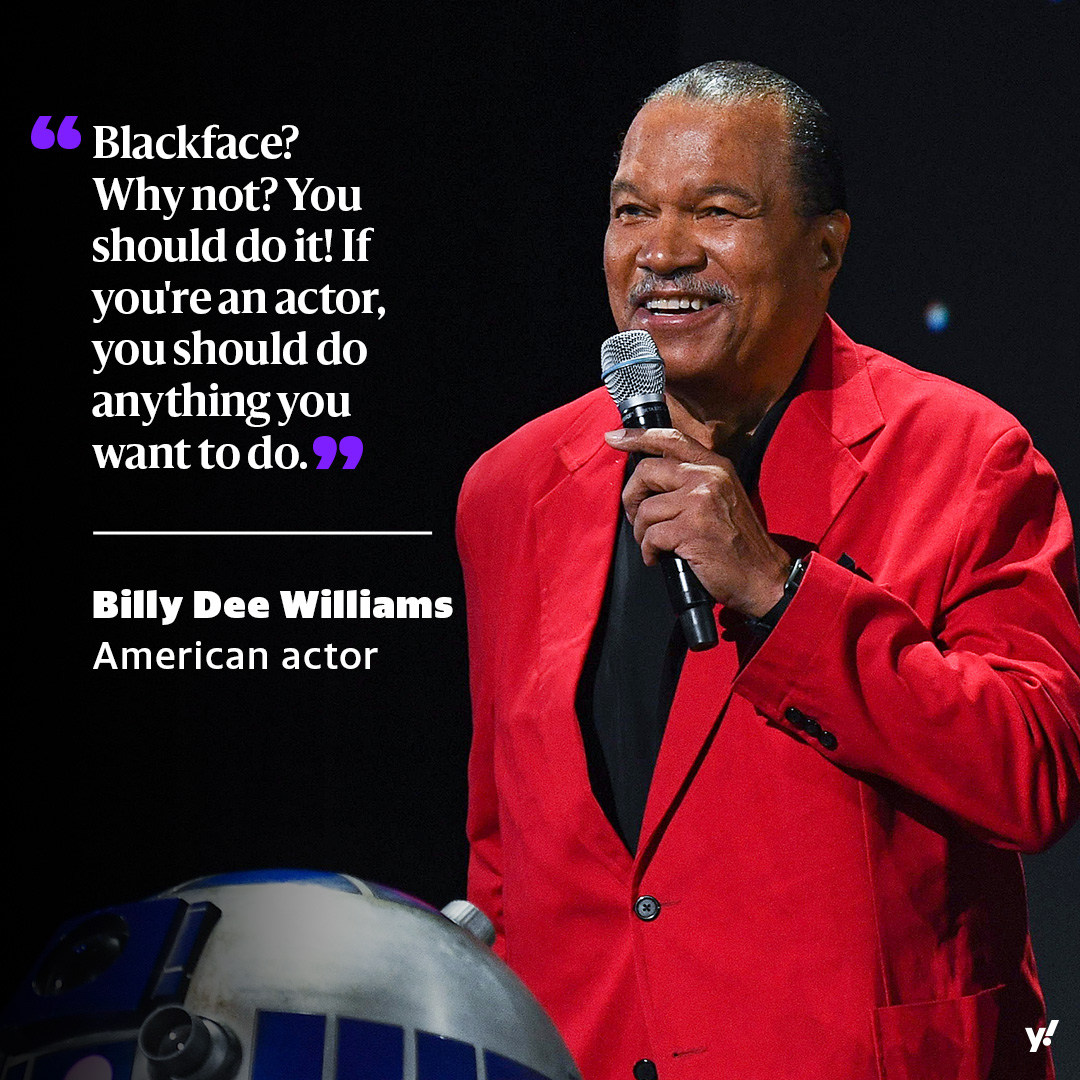 Billy Dee Williams shocked Bill Maher with a surprising take on blackface — widely considered unacceptable today as blackface was once used to mock caricatures of African Americans in minstrel shows. yhoo.it/49v28qb