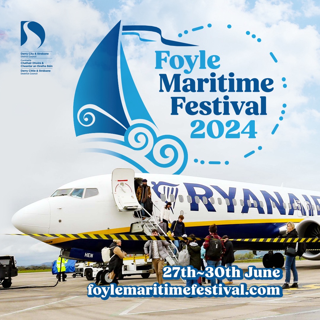 Foyle Maritime Festival (@foylemaritime) on Twitter photo ๐ซ Have you heard the exciting news? โ๏ธ The City of Derry Airport has launched a new flight route with Ryanair - ๐๐๐ซ๐ซ๐ฒ ๐ญ๐จ ๐๐ข๐ซ๐ฆ๐ข๐ง๐ ๐ก๐๐ฆ!
Book your flight and accommodation now to make sure you're part of our incredible summer celebration.
pulse.ly/1wi8juc2kv ๐ซ Have you heard the exciting news? โ๏ธ The City of Derry Airport has launched a new flight route with Ryanair - ๐๐๐ซ๐ซ๐ฒ ๐ญ๐จ ๐๐ข๐ซ๐ฆ๐ข๐ง๐ ๐ก๐๐ฆ!
Book your flight and accommodation now to make sure you're part of our incredible summer celebration.
pulse.ly/1wi8juc2kv