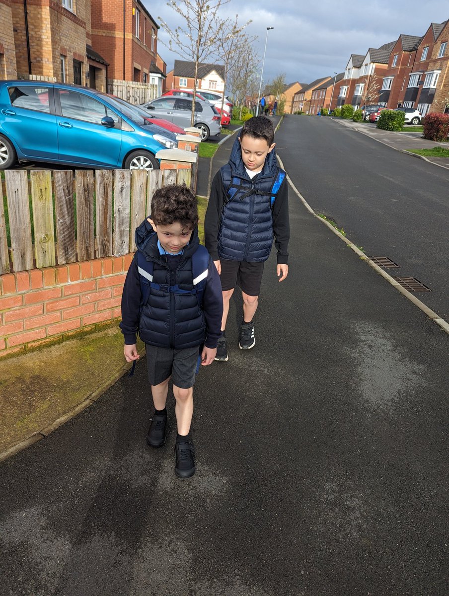 @MapplewellSch The start of the walk to school challenge. They want to add up all their steps for walking to school for summer term!