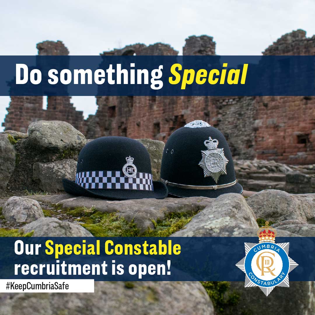 We are accepting applications for Special Constables throughout Barrow- join us in #KeepingCumbriaSafe 👮 Are you interested and want to find out more? Visit orlo.uk/5nNUP