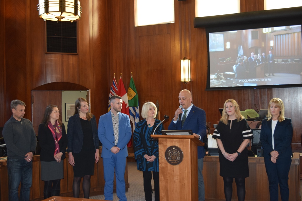 Honoured to join members of the Muslim community this morning at City Hall to mark Eid al-Fitr—the feast of breaking the fast. #Ramadan