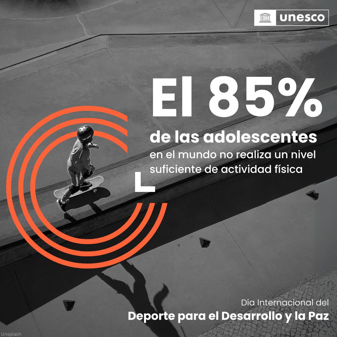 El deporte es esencial para tener una vida más saludable y mejorar el bienestar físico y mental. Pero todavía no hay un acceso igualitario a las actividades físicas para las niñas. ¡Es hora de poner fin a las barreras de género! unesco.org/es/fit4life