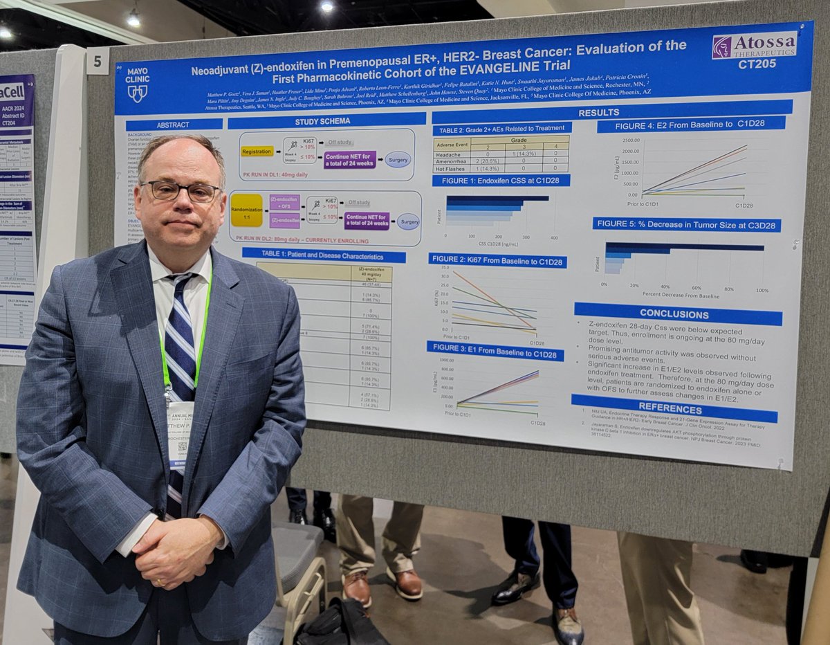 Dr. Matthew Goetz is leading the Evangeline trial. If you know someone with newly diagnosed #breastcancer have them consider Evangelinetrial.com for treatment.