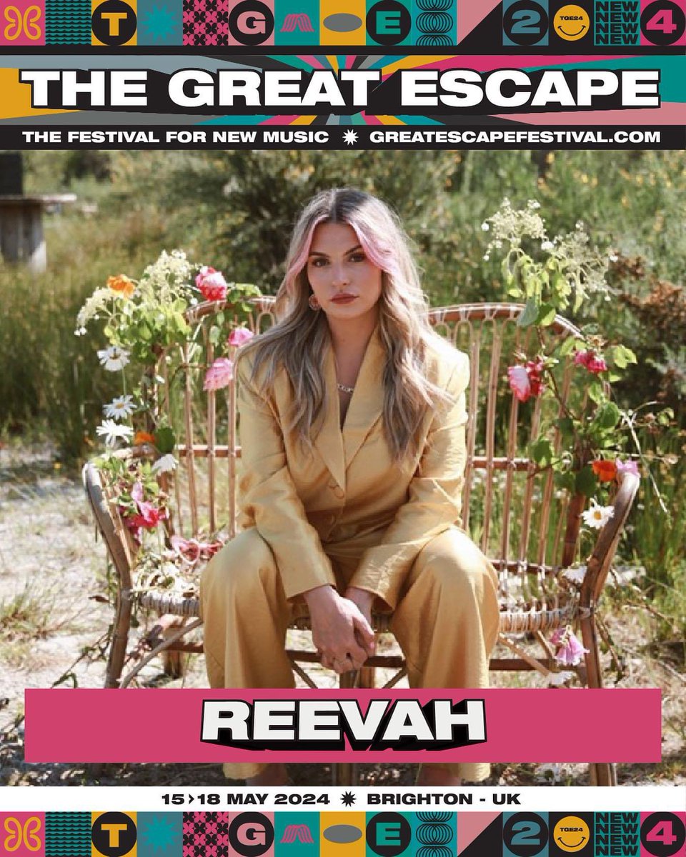 Festival szn is approaching 🎉 I am so over the moon to announce that I am playing @thegreatescape 2024 🌞 🎪 💕 Catch me performing live in Brighton this coming May! 💃 🪩 #TGE24 greatescapefestival.com/buy-festival-t…