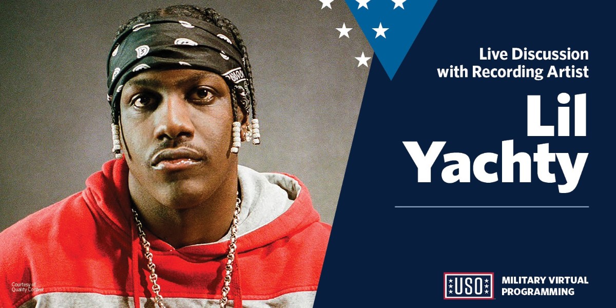 Tune in Tuesday, April 16th at 8pm EST to watch service members and military spouses have a live discussion with Recording Artist @lilyachty. Register here: bit.ly/USOLilYachty