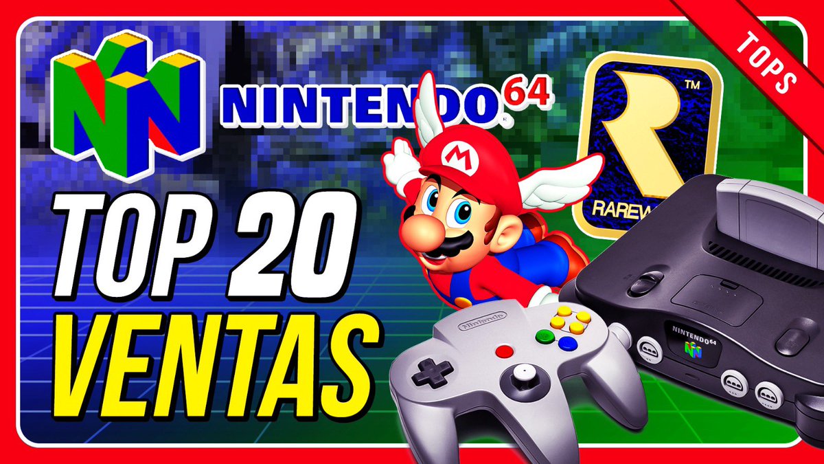 En el video de hoy hacemos un repaso por el TOP 20 de juegos más vendidos de Nintendo 64. Por aquí os dejo el enlace 😜😜😜

youtu.be/P6N7uE1VNXk?si…

#NINTENDO64 #TopVentas