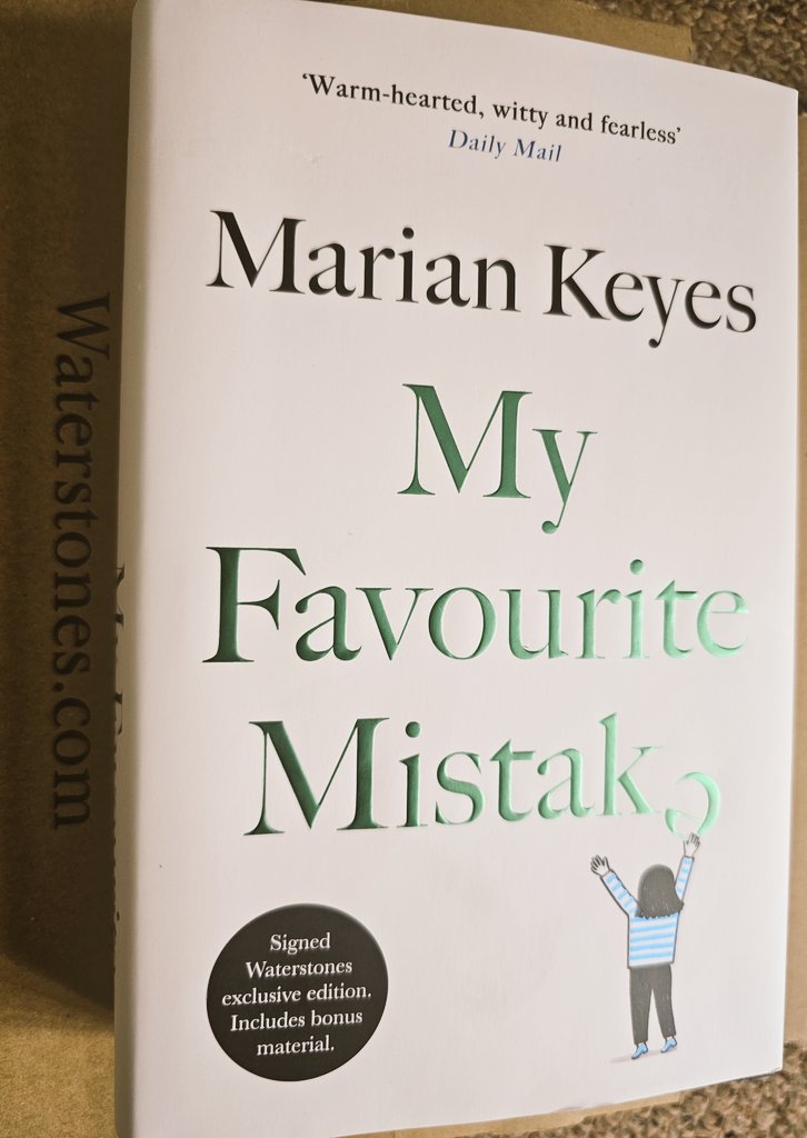 Congratulations @MarianKeyes #MyFavouriteMistake 📖 Looking forward to this 💚