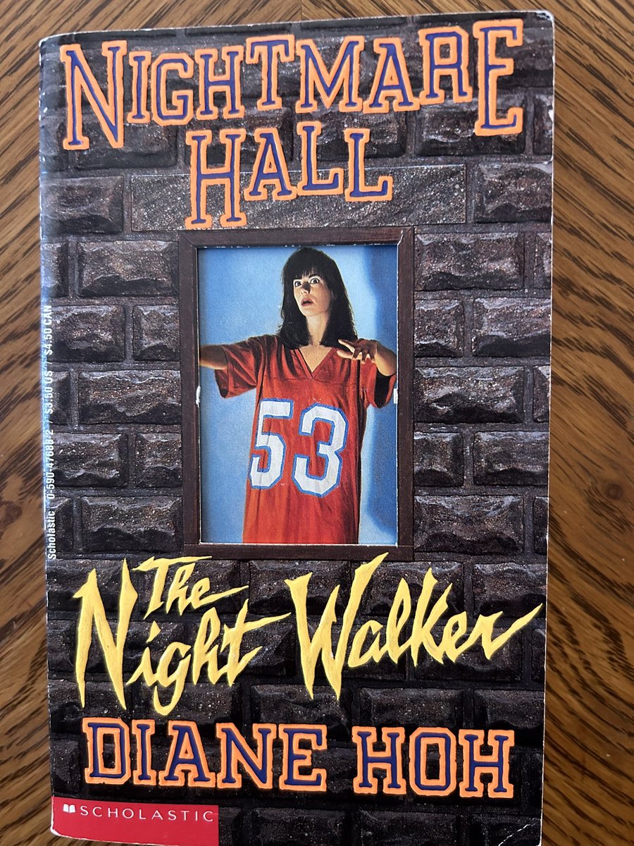 Nightmare Hall #9: The Night Walker. Written by Diane Hoh.

#bookaddict #coverart #bookcover