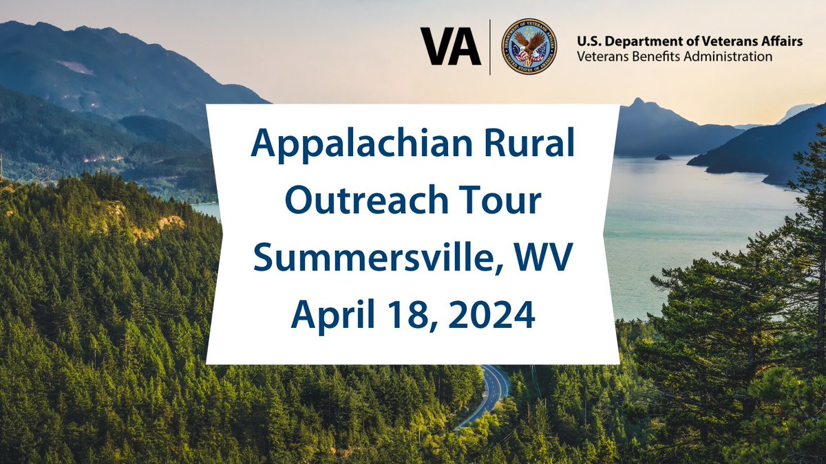 On April 18, we invite Veterans, dependents, & survivors to attend our event at 500 Water Street in Summersville, WV. Get help with benefit questions & file claims. You can also speak with a member of a Veteran Service Organization. More info: va.gov/outreach-and-e…