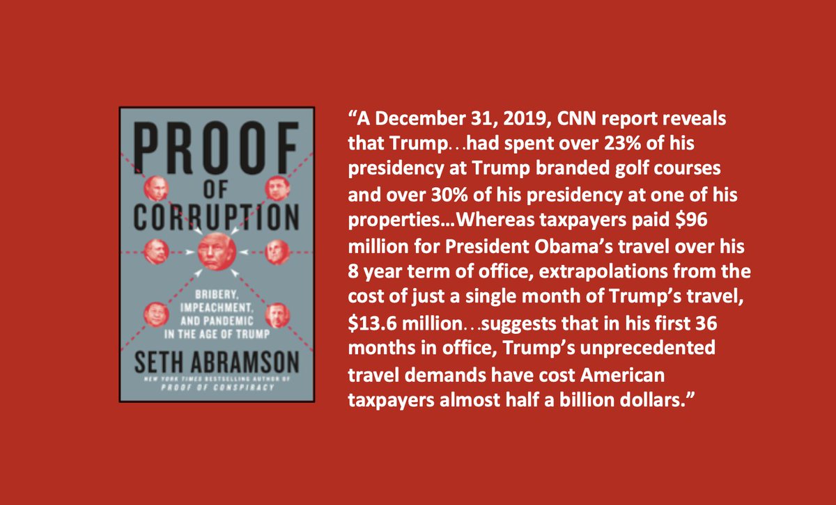 #booklist #bookstagram #booktalk #booktok #greatbooks #greatbooksguide #golfers #golfersday @SethAbramson #Trump #corruption #travel @cnn #golf #taxes #proofofcorruption #taxpayers