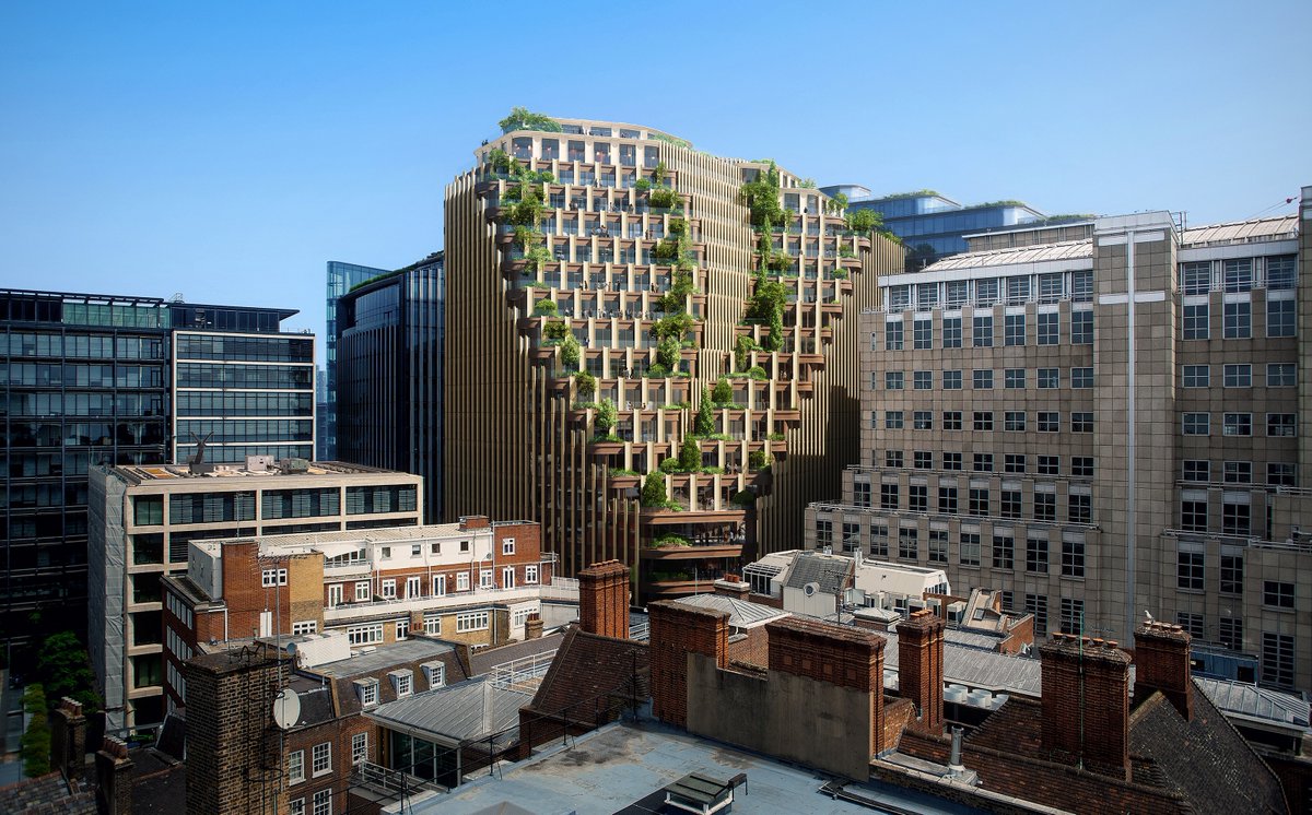 The City of London Corporation has approved a striking new office scheme at 1 Little New Street which will feature a wide range of public benefits, including upgrades for Shoe Lane Library and a new restaurant on the top floor. Read more here: loom.ly/YLgo2uY