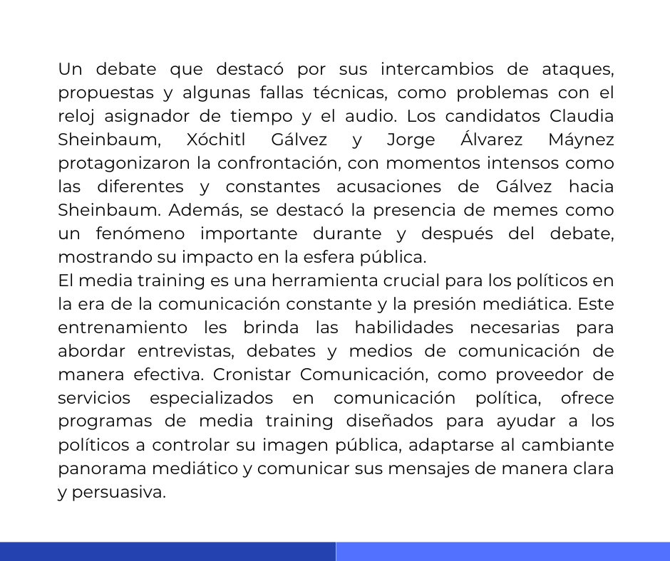 CronistarMx's tweet photo. ¡Destaca en los medios! El Media Training es esencial para políticos, líderes y voceros. Aprende a comunicarte efectivamente y haz que tu mensaje resuene. #Comunicación #Liderazgo https://t.co/9bxIZ1ASGy