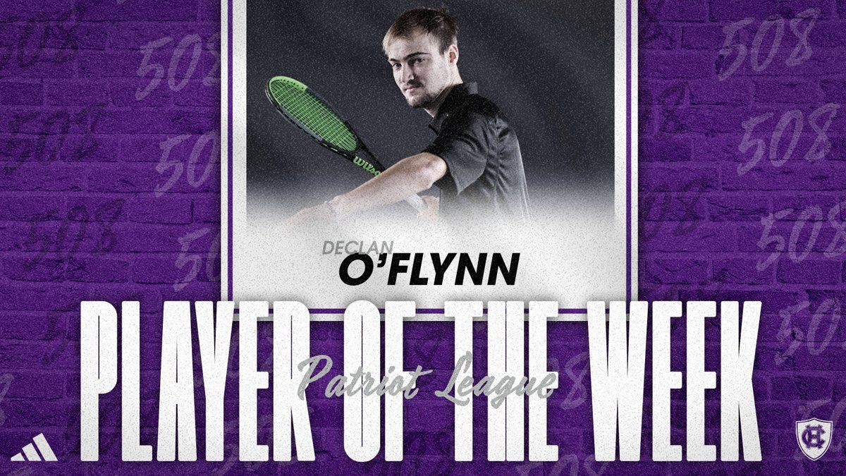 After improving to 6-0 in conference play with two singles victories over the weekend, Declan O'Flynn has been named the <a href="/PatriotLeague/">Patriot League</a> Player of the Week!

tinyurl.com/y95crxy2

#GoCrossGo