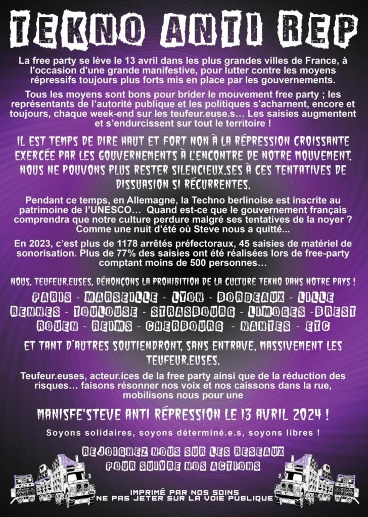 LaBatte420's tweet photo. Free party is not a crime, c est de la culture,
Halte à la répression parfois sanglante et mortelle
Qui sème les saisies récolte les insoumis
Rave on
#FreePartyisnotacrime
#FreeParty #RaveParty #Network23
#travellers
#taperdupied #soundsystems #fullsupport https://t.co/QwfQecLoYb