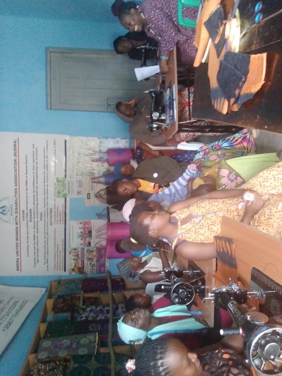 We have really empowered women and girls in tailoring skills, we are now economically empowered, our women savings and credit have improved. I really appreciate efforts of Bwera United women with disabilities Association, mltc, kasese District Uganda
