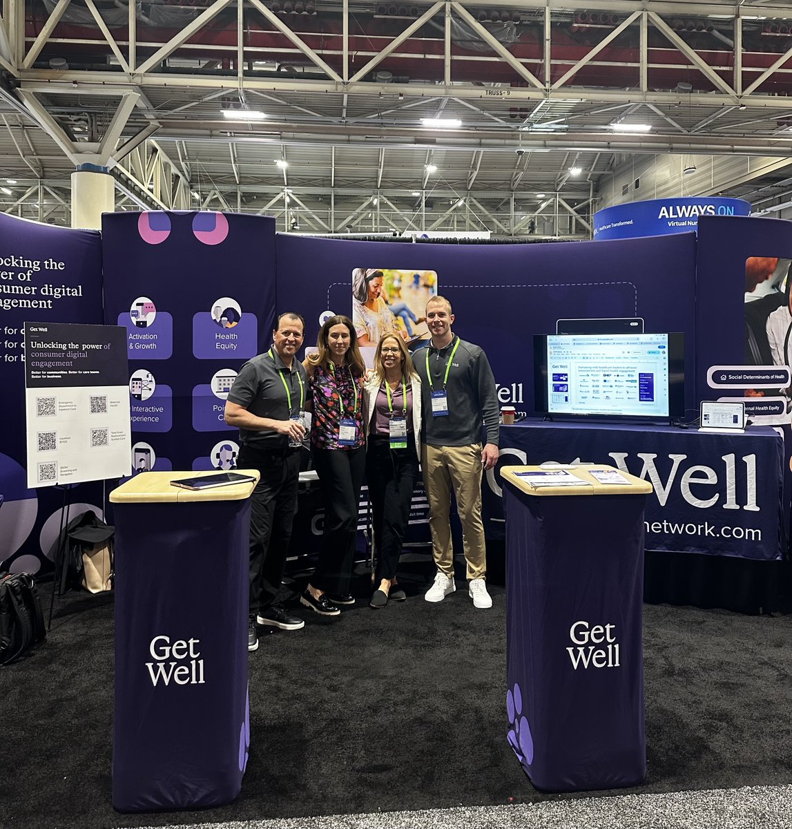We're jazzed to be live at AONL 2024 in New Orleans! 🎷 

Visit us at booth #1508 to learn about Get Well 360 - our comprehensive platform that engages patients at the point of care and beyond, while also streamlining workflows and reducing the burden on nurses and clinical staff