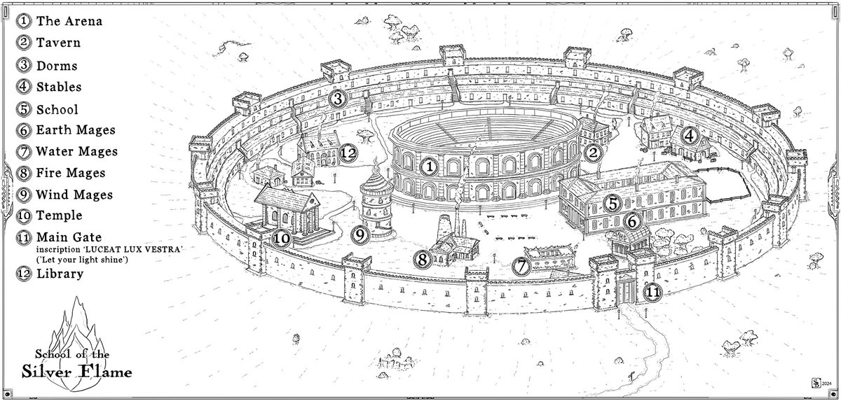 Foreign Worlds Cartography (@fwcartography) on Twitter photo The School of the Silver Flame for <a href="/EMLeander1/">E. M. Leander</a>'s Game of the Gods series was first set up in <a href="/tinkercad/">Tinkercad</a> before I drew the lineart manually in <a href="/Photoshop/">Adobe Photoshop</a>. If you've got problems with maintaining a specific perspective and don't feel like plunging into something more advanced like The School of the Silver Flame for <a href="/EMLeander1/">E. M. Leander</a>'s Game of the Gods series was first set up in <a href="/tinkercad/">Tinkercad</a> before I drew the lineart manually in <a href="/Photoshop/">Adobe Photoshop</a>. If you've got problems with maintaining a specific perspective and don't feel like plunging into something more advanced like