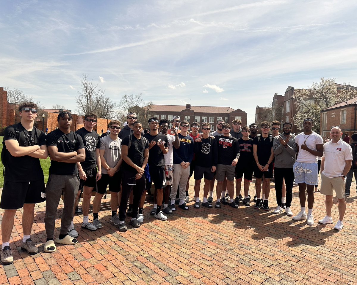 Solar Eclipse 2024 on the quad! 🌘☄️