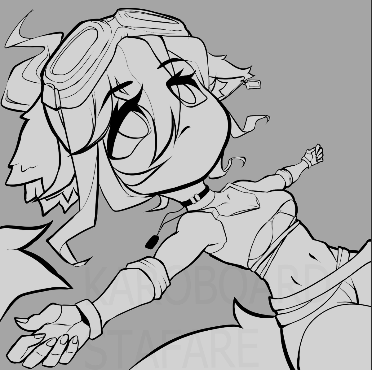 Karoboard's tweet photo. I need to post more WIP stuff, so here's what I've worked on stream today for @stafare #wipart #twitchemotes #vstray https://t.co/Az7pQFSFJm